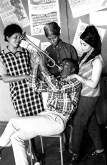 Devotees: September 1963 Victor Ndlazilwane. Saxophonist Victor