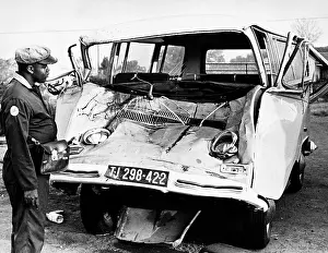 Kliptown: September 1969 - The driver of this vehicle was badly