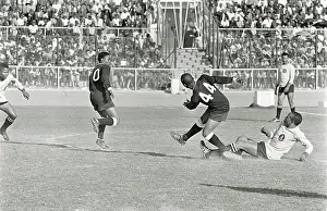 Maja: September 20 1970 - Bucs defender, Leonard Maja, clearing