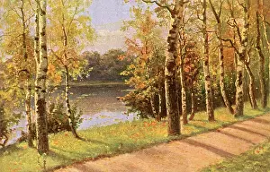 Kiselev: September scene in rural Russia