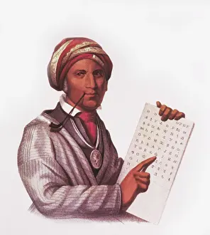Guess: Sequoyah - George Guess - Native American