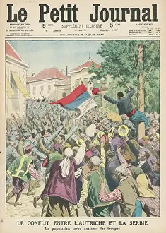 Acclaim: Serbian army leaves for WWI after the declaration of war