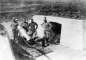 Serb: Serbian heavy gun, 1915
