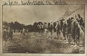 Lcgr1702: Serbs being executed by hanging in Krusevac by Austrian