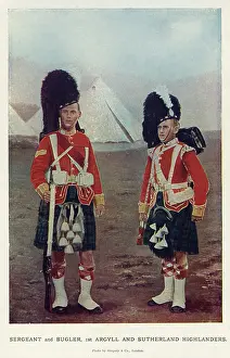 Kilt: Sergeant and Bugler, 1st Argyll and Sutherland Highlanders