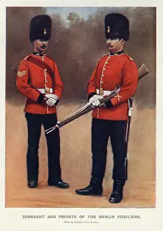 Fusiliers: Sergeant and Private of the Dublin Fusiliers