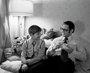 Leiferkus: Sergei Leiferkus and his son, 1977