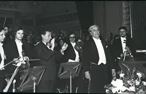 Sergiu Celibidache, Romanian conductor, teaching in Munich