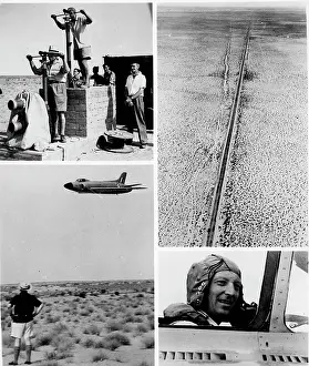 Lithgow: Series of photos of Michael Lithgow during flight