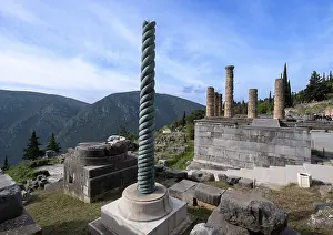 Chios: Serpent Column, Delphi, Greece