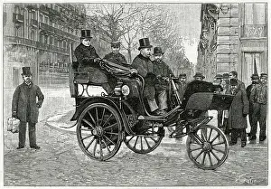 Wagram: Serpoller's steam car 1891