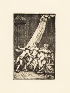 Libertine: A servant aids aristocratic love-making, 18th century