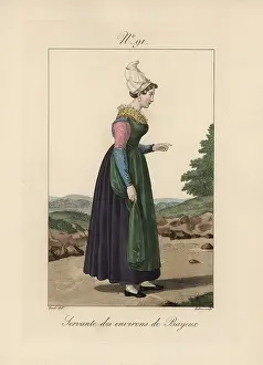 Caux: Servant from the Bayeux area The wearer must