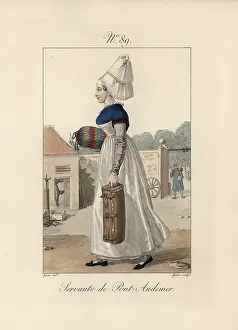 Leveque: Servant of Pont-Audemer Her bonnet is similar