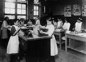 Menial: Servants school, circa 1900