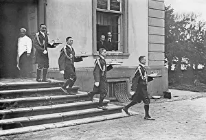 Attendants: Servants serving in Neuwied Castle, 1914