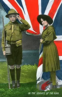 Woggle: In the service of the King - Scouts and Guides