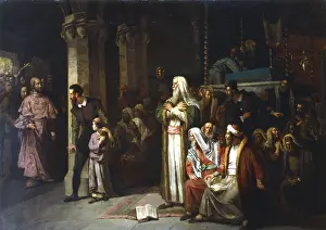 Intolerance: Service in the Synagogue during the reading from