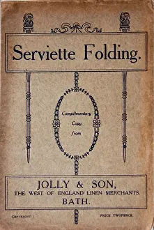 Serviette: Serviette Folding - Front Cover