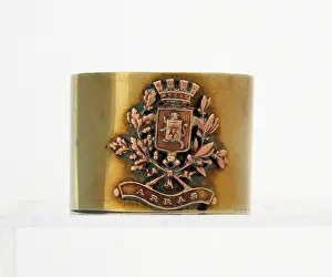 Serviette: Serviette ring with the Coat of Arms of Arras