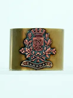 Serviette: Serviette ring with the Coat of Arms of Cambrai
