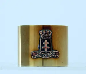 Omer: Serviette ring with the Coat of Arms of St-Omer