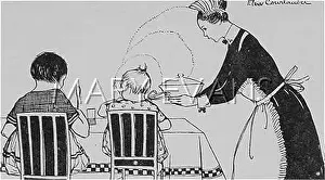 Kitchenmaids: SERVING CHILDRENS SUPPER