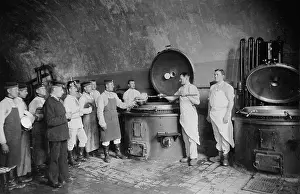 Boilers: Serving a meal in a German barracks, 1906