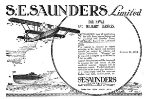 S.e.saunders: S.E.Saunders - Naval & Military Aircraft Constructors