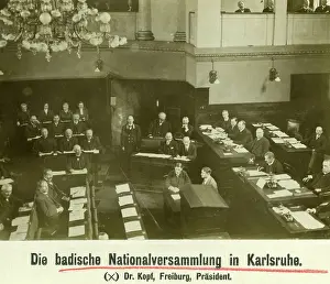 Karlsruhe: Session of the Baden National Assembly, 1919