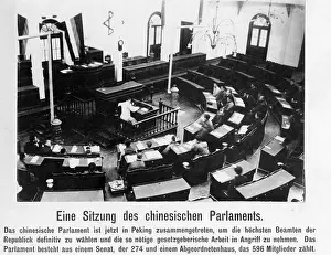 Legislative: Session of the Chinese Parliament, 1913