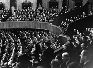 Armbands: Session of the Diet at the Kroll Opera, 1934