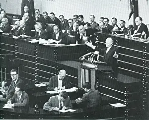 Konrad: Session of the German Parliament in 1955, addressed
