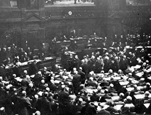 Behr: Session of the Prussian diet in Berlin, 1910
