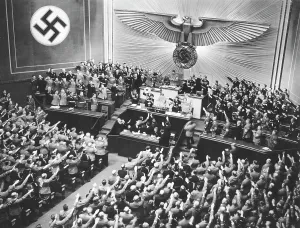 Jodl: Session of the Reichstag in the Kroll Opera House in Berlin