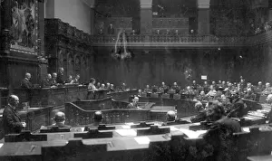 Geyer: Session of the Saxon People's chamber, 1919