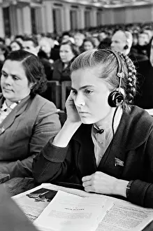 Listens: Session of Supreme Soviet of USSR in Moscow