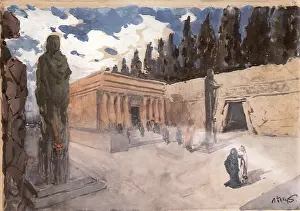 Bakst: Set design by Bakst for Hippolytus