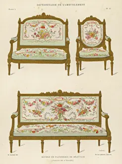 Upholstered: SETTEE AND CHAIRS