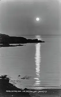 Calm: The Setting Sun at Cemaes Bay