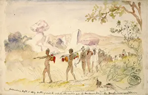 Inhabitant: Setting out to visit village of Makoonda