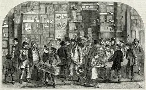 Cages: Seven Dials, bird market 1861