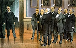 Failures: Seven men looking at Pesident Chester A. ?