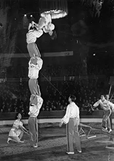22th: The Seven Ortanos. Bertram Mills Circus