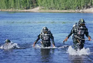 Frogmen: Sever military exercise, 1976
