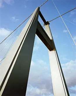 Angular: Severn Bridge, M48, Aust, South Gloucestershire