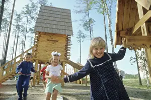 Playground: Severobaikalsk children, 1984
