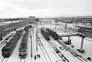 Assr: Severobaykalsk railway station, 1989