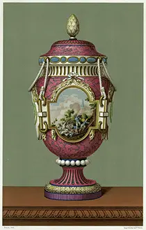 Sevres: SEVRES PORCELAIN VASE