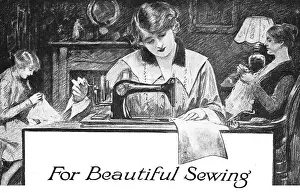 The Kathleen Fare Collection: Sewing at home